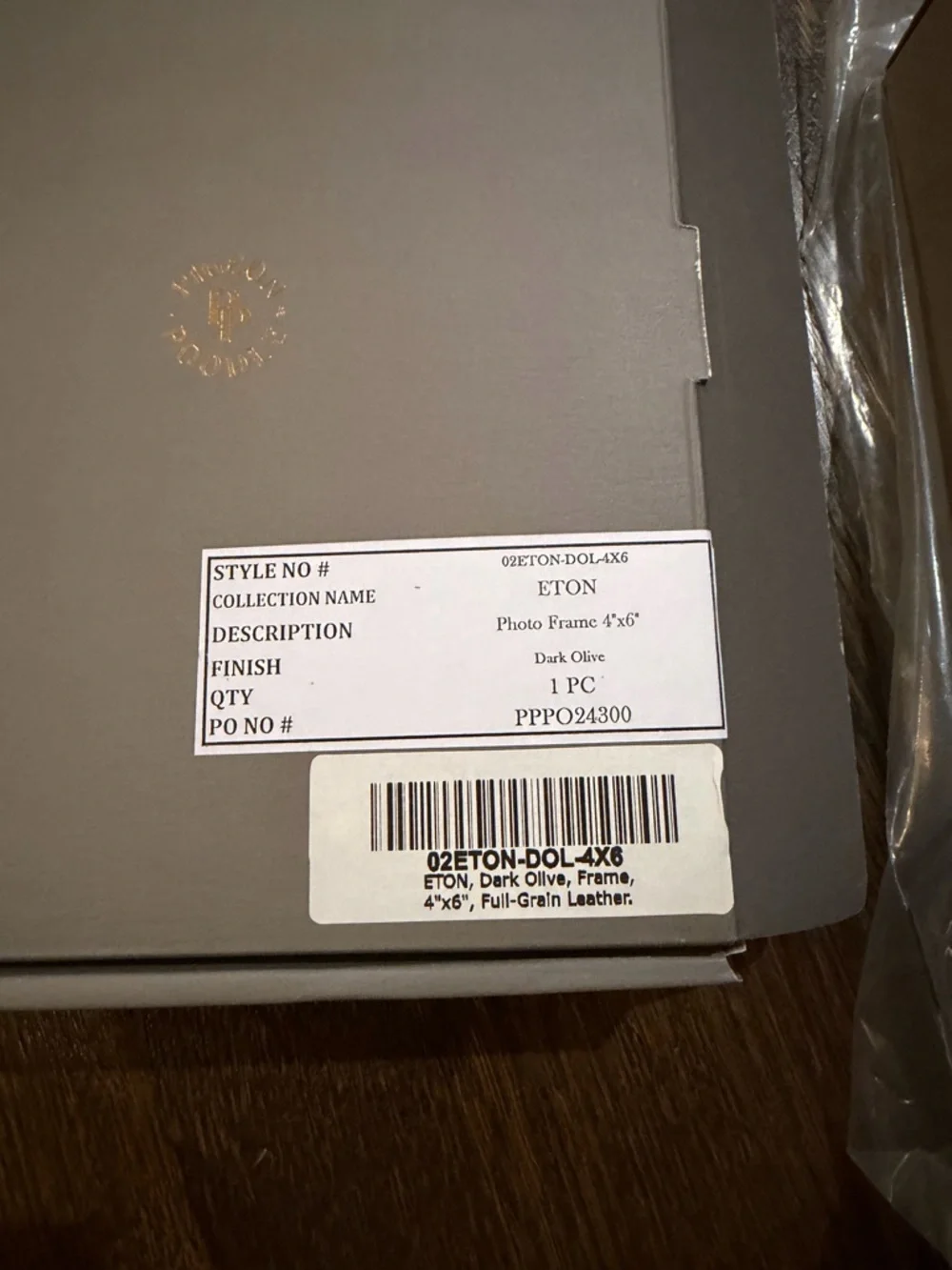 NIB “PIGEON & POODLE” ETON Olive Green Frame With Picture - Picture 4 of 8